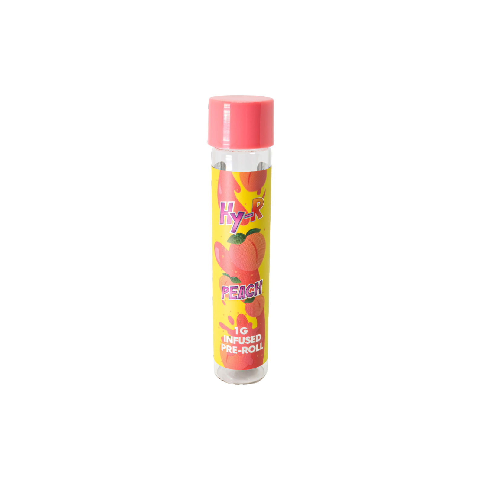 Photograph of product: HY-R | PEACH | INFUSED PRE-ROLL | 1G | REC