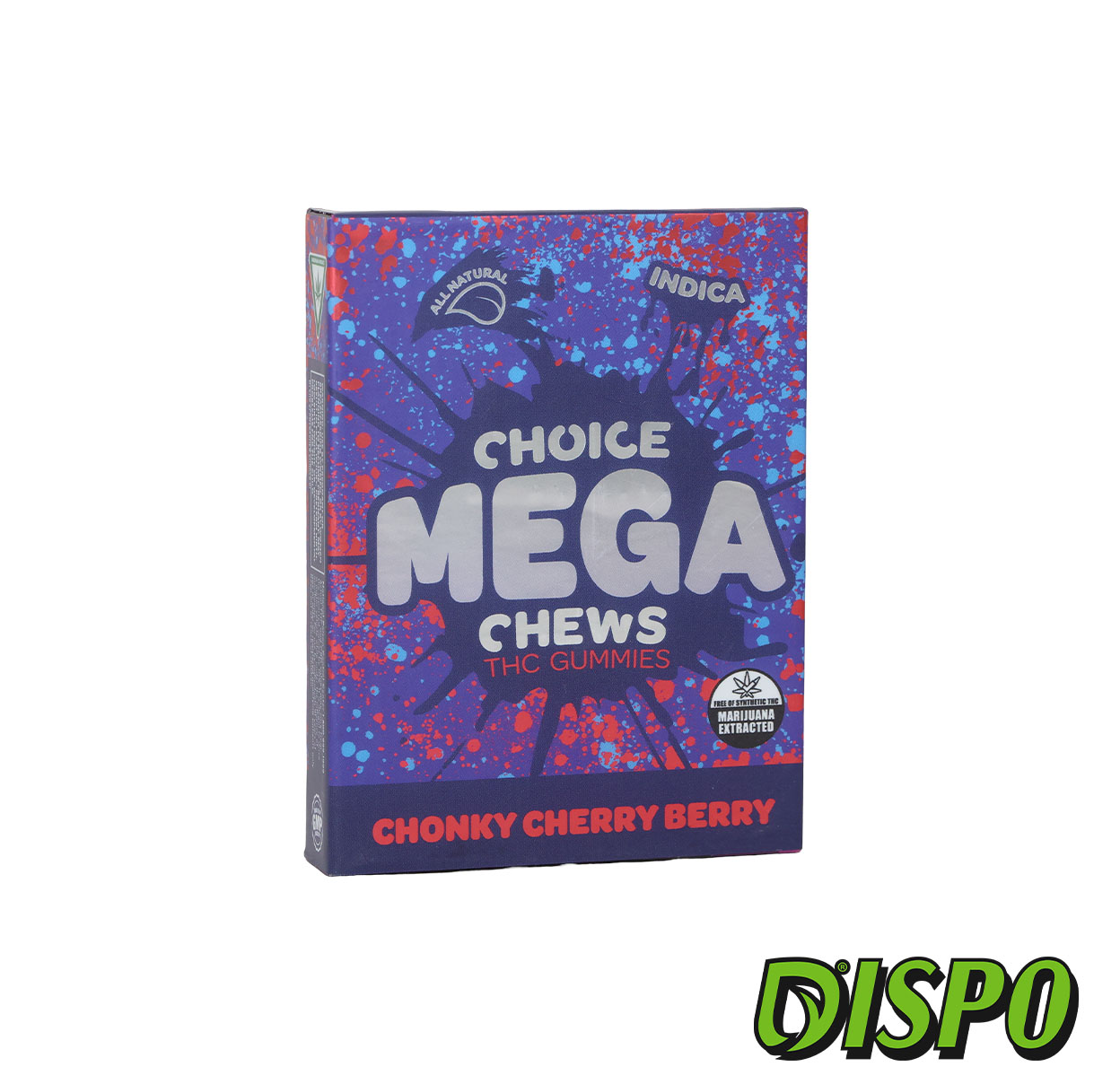 Photograph of product: Choice Mega Chews - Chonky Cherry Berry 200mg Gummies
