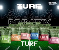 Photograph of product: TURF - 200mg Gummies - Tangerine Dream
