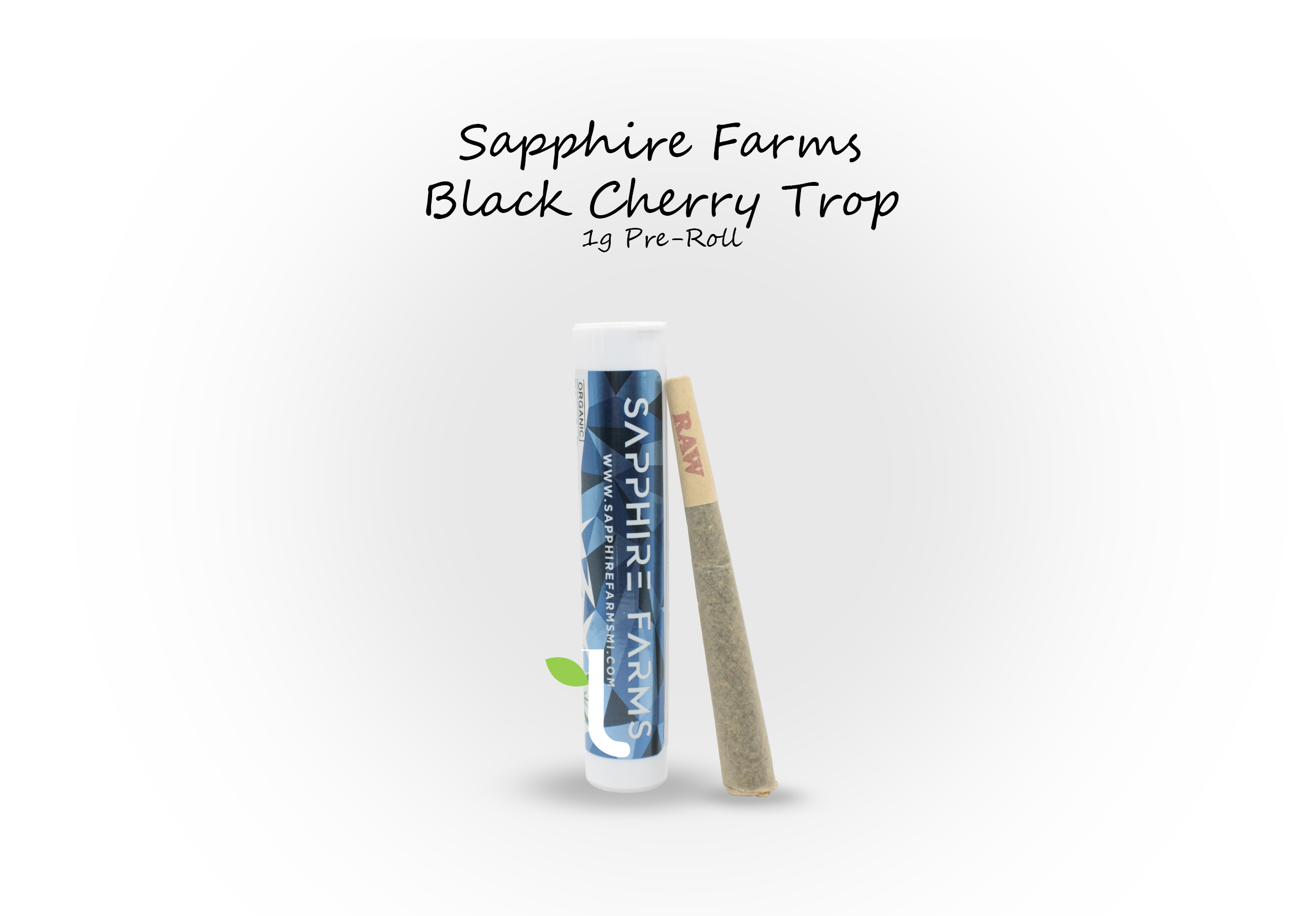 Photograph of product: Sapphire Farms | Black Cherry Trop | Pre-Roll 1g