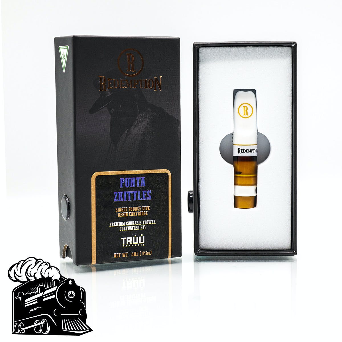 Photograph of product: REC | Redemption | Live Resin .5G Vape Cart | Punta Zkittles