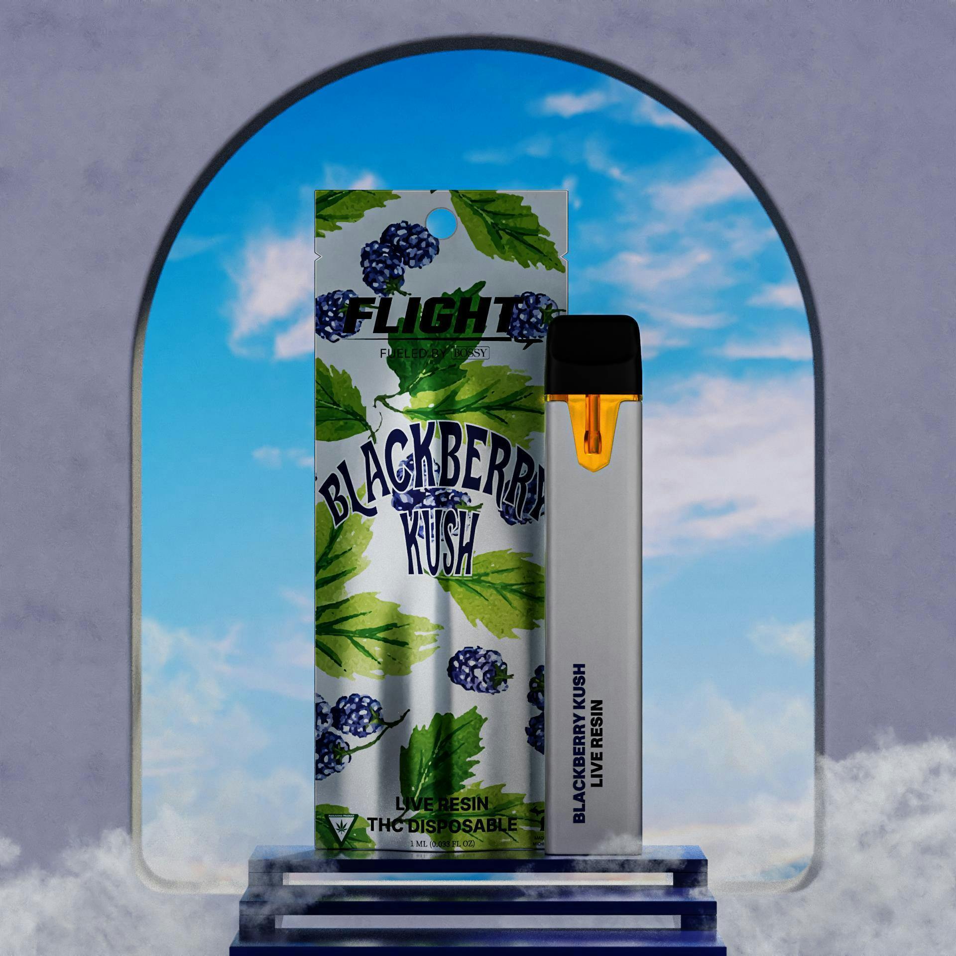 Photograph of product: Flight Live Resin Disposable 1g Cotton Candy