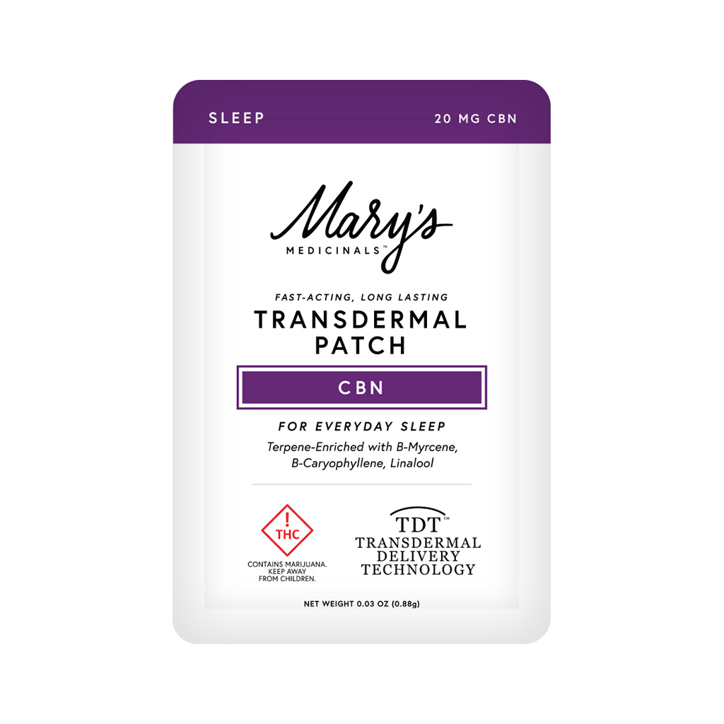 Photograph of product: CBN Transdermal Patch 20mg - Mary's Medicinals