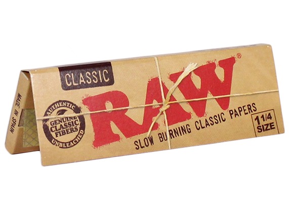 Photograph of product: RAW | Classic 1.25 Rolling Paper - 50Pc