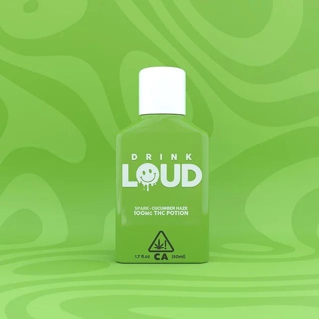 Photograph of product: Drink Loud Cucumber Haze 100mg