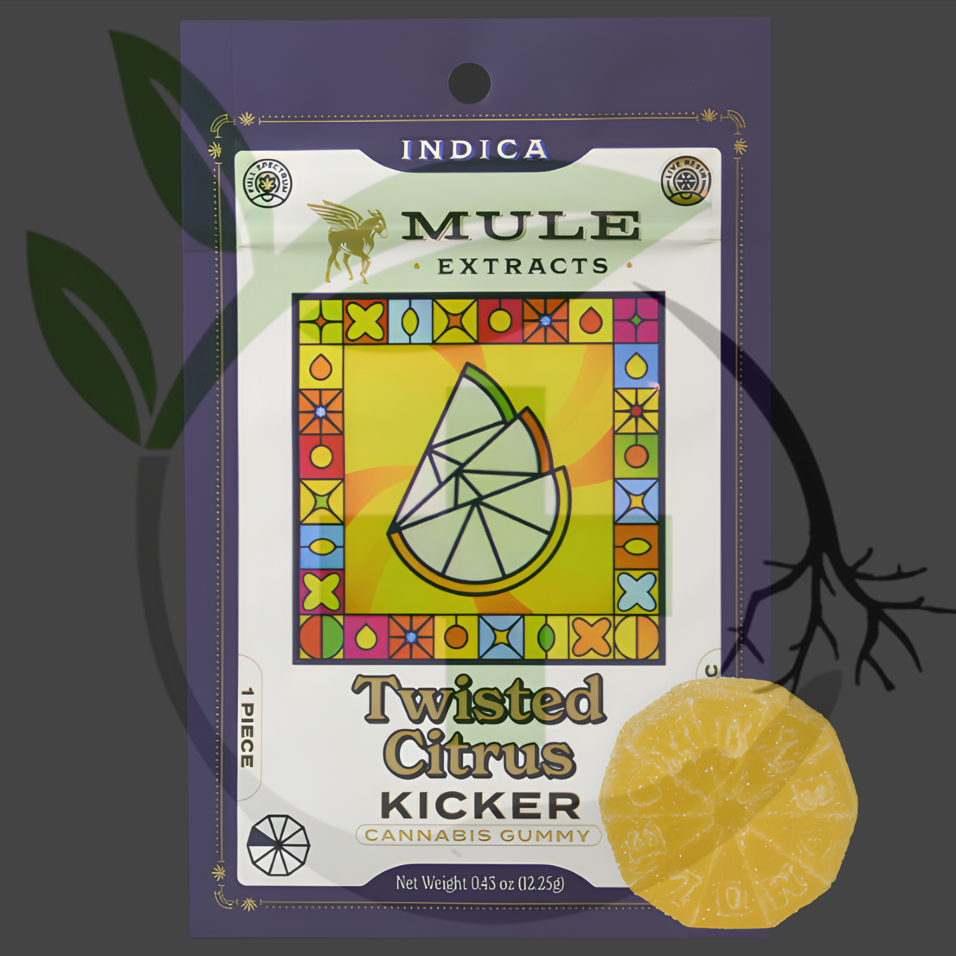 Photograph of product: *Gummy - TF - Mule - 100mg - GLS - Twisted Citrus