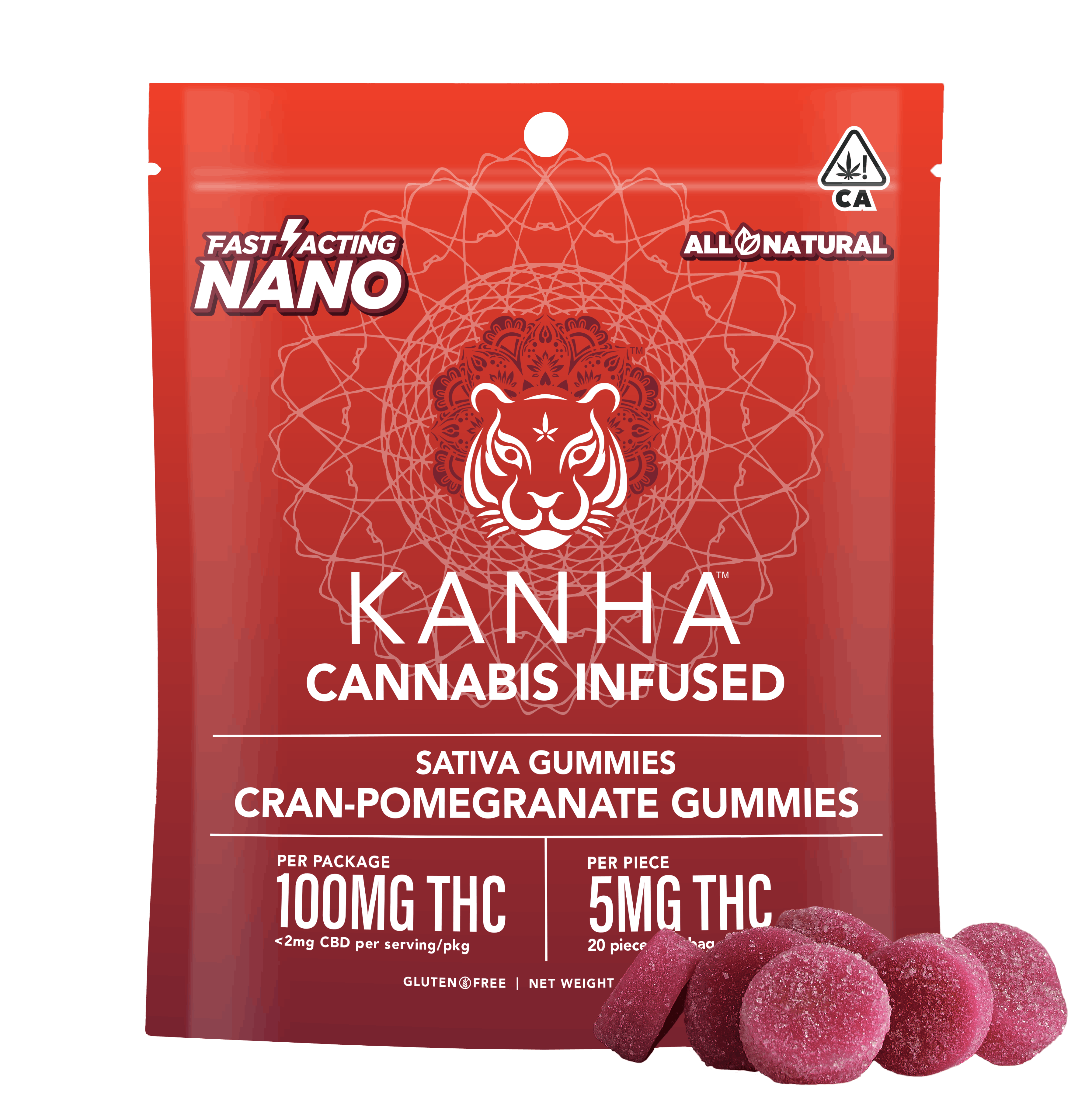 Photograph of product: Cran-Pomegranate - 100mg
