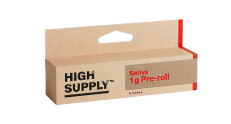 Photograph of product: High Supply - Afghani Kush ~ Oui'd Hybrid ~ Pre-Roll