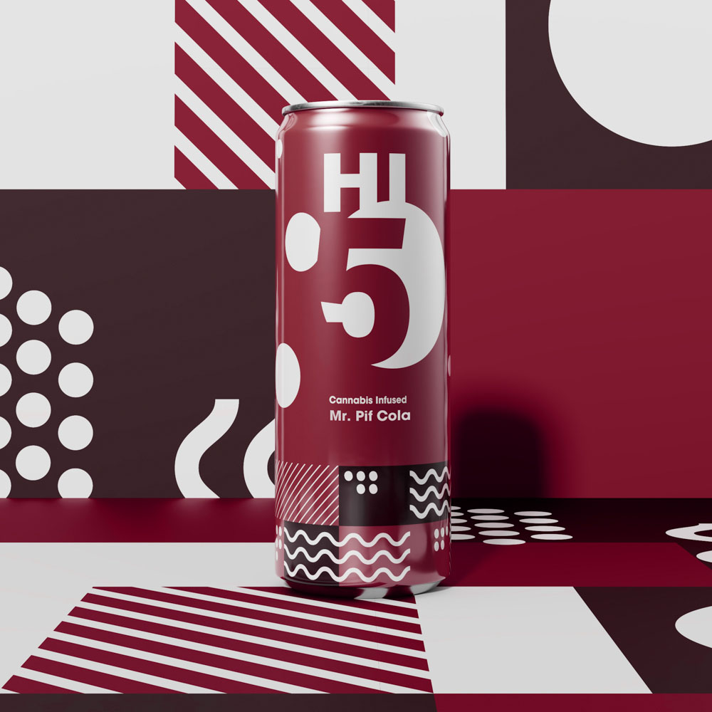 Photograph of product: Soda 4 Pack - Mr. Pif