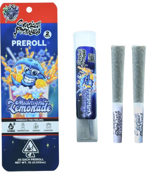Photograph of product: Midnight Lemonade [H] - Prerolls 2PK