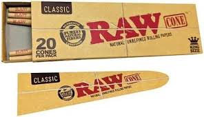Photograph of product: RAW King Size Cone 20 pack