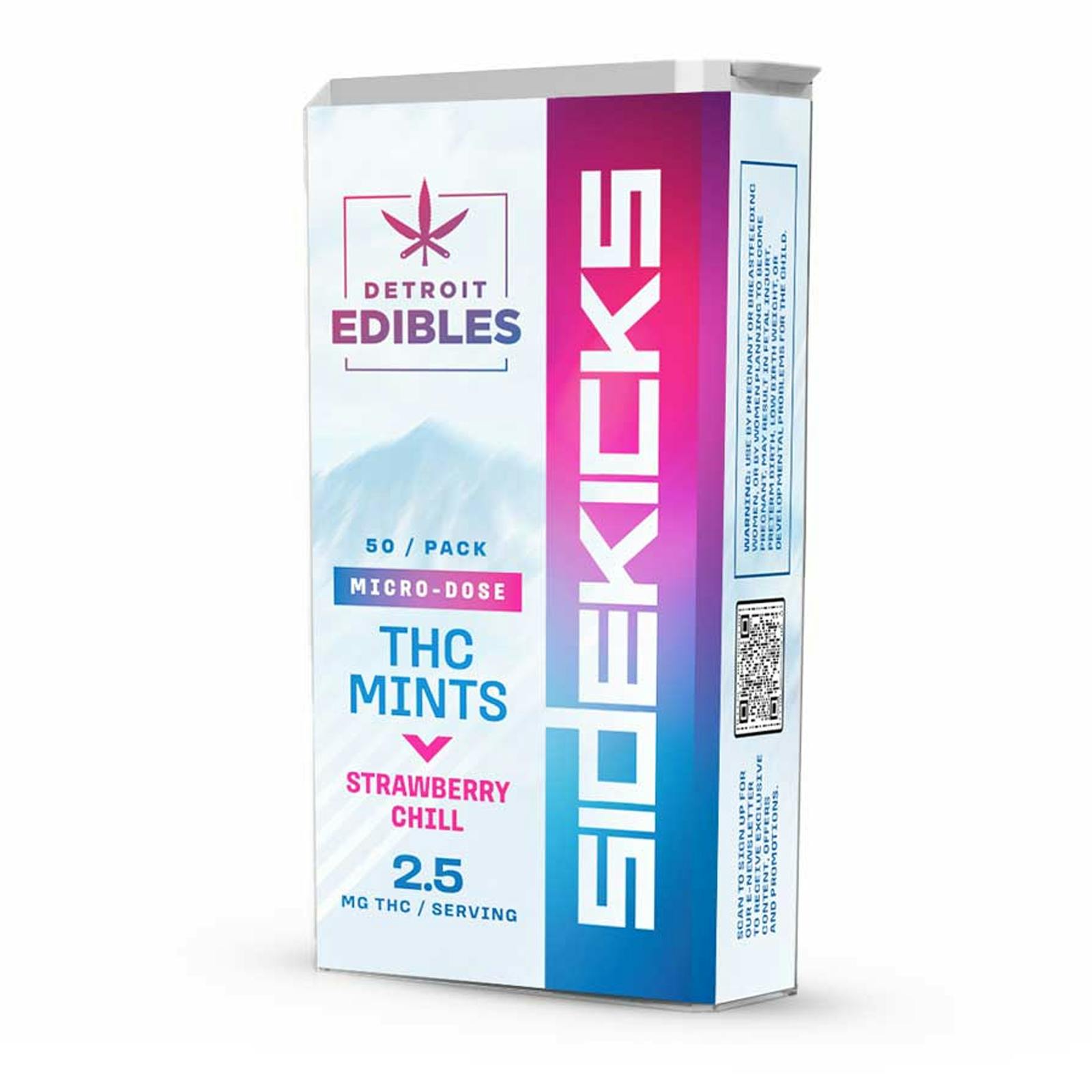 Photograph of product: DETROIT EDIBLES | Edible | Sidekicks | Strawberry Chill | 100mg