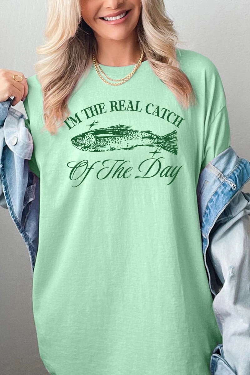 Photograph of product: I'm the Real Catch of the Day MINT - Medium