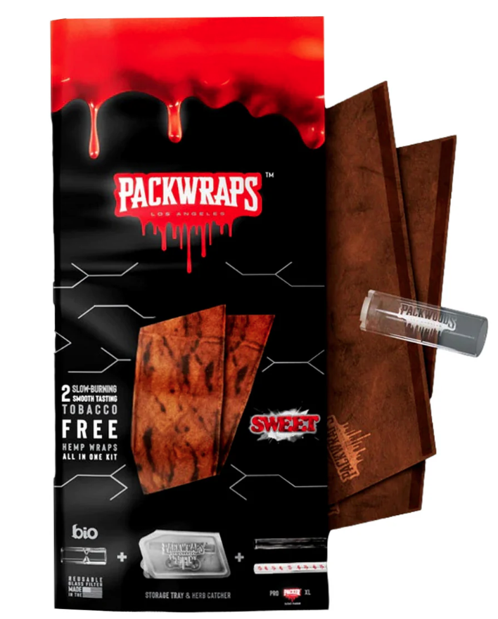 Photograph of product: Packwraps Twisted Sweet 2pk With Glass Tip