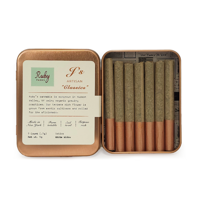 Photograph of product: Ruby Farms | Classics | 7 Count | White Widow | 5G