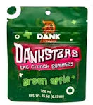 Photograph of product: Dank Extracts - Green Apple Crunch - 200mg Gummies (4x50mg)