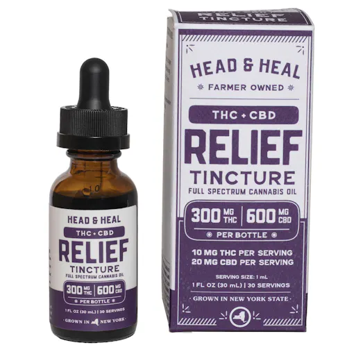 Photograph of product: HEAD & HEAL | TINCTURE | RELIEF | 300MG