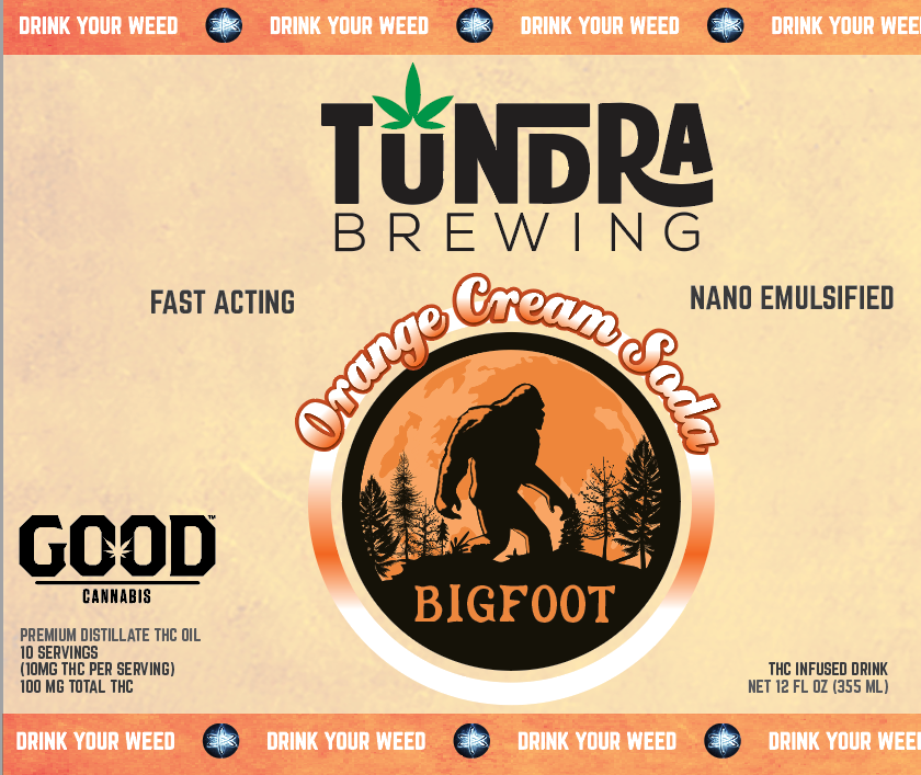 Photograph of product: Bigfoot Orange Cream Soda