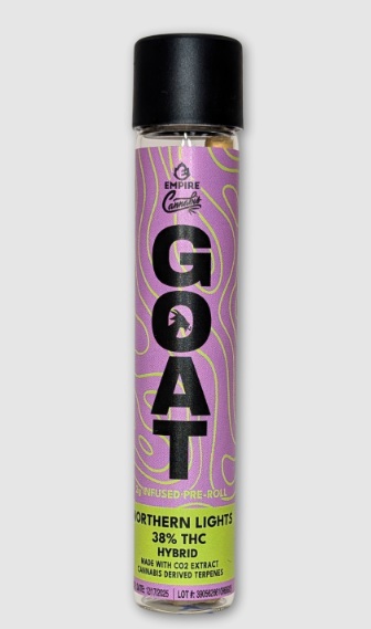 Photograph of product: Empire | Infused Preroll | Northern Lights | 2g 1pk