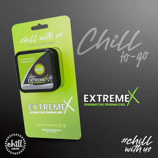 Photograph of product: Chill Medicated - Topical - Extreme X On the Go - 1:1