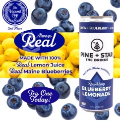Photograph of product: Sparkling Blueberry Lemonade | 12oz.
