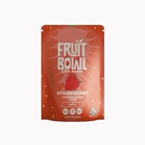 Photograph of product: Strawberry Oui'd 100mg Live Rosin Gummies - Fruit Bowl