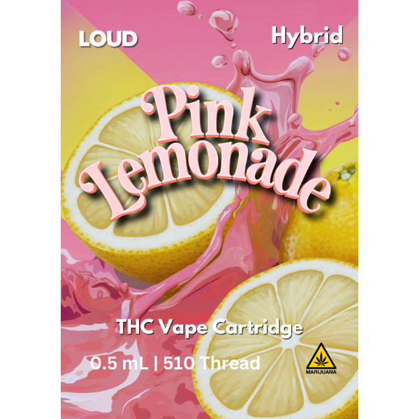 Photograph of product: Loud Pink Lemonade - CARTRIDGE