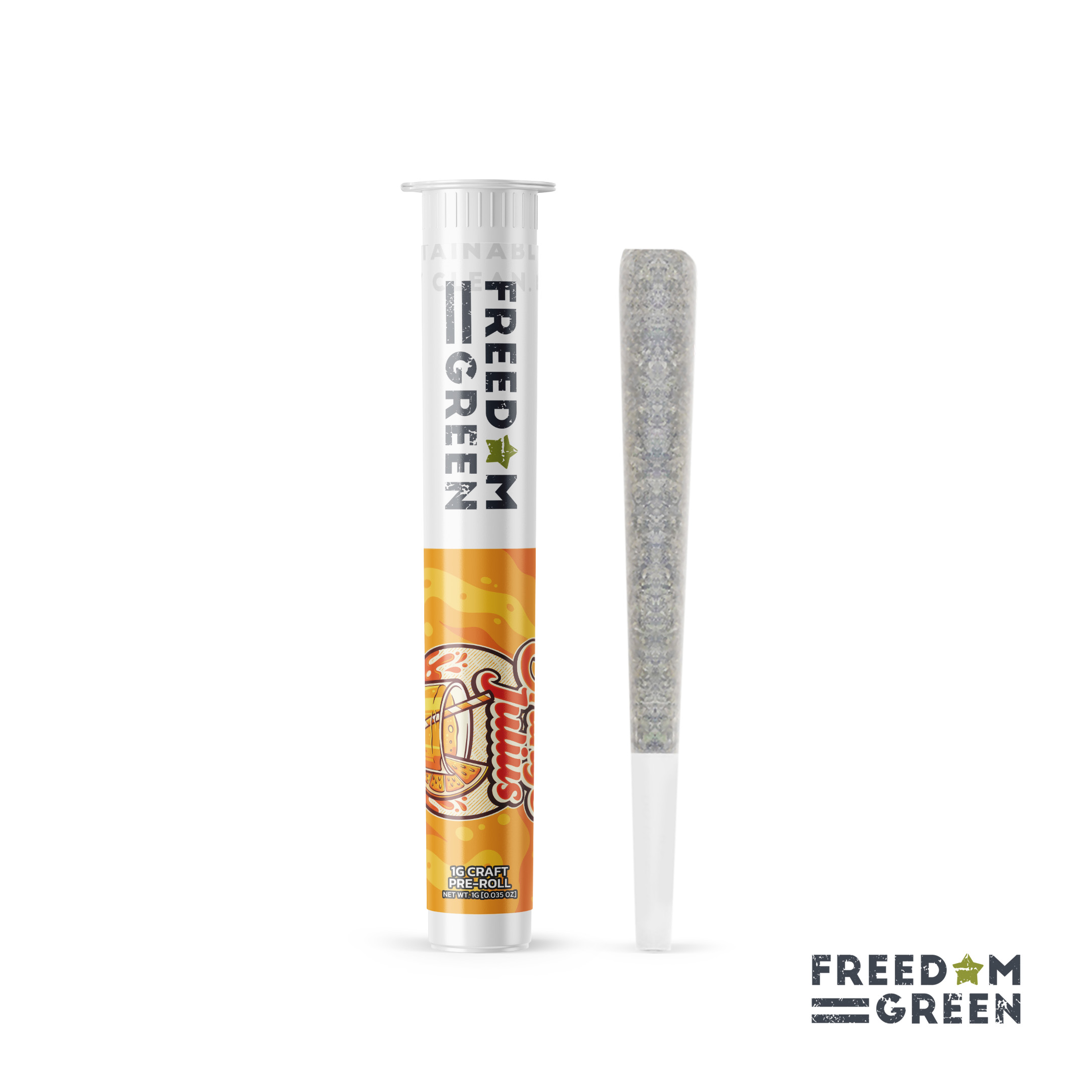 Photograph of product: Freedom Green - Orange Julius - Pre Roll