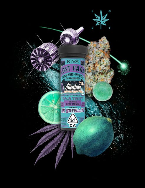 Photograph of product: Baja Twist BK Satellite Gummies - Edible