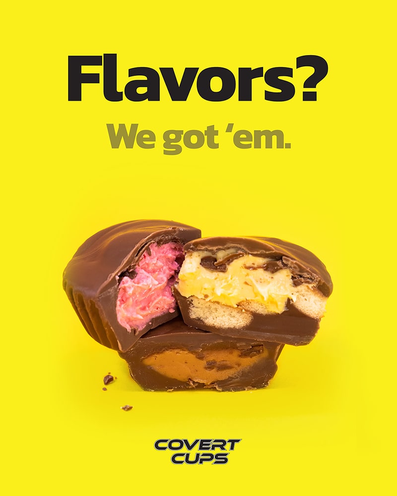 Photograph of product: COVERT CUP | Edible | Chocolate | Wizard | Mini Cups | 200mg