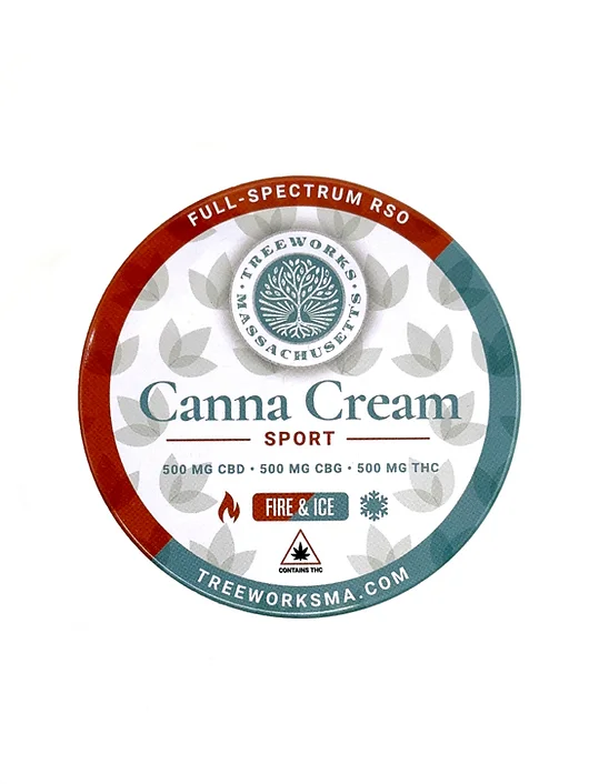 Photograph of product: Canna Cream Sport - 500mg CBD / 500mg CBG / 500mg TH-oui