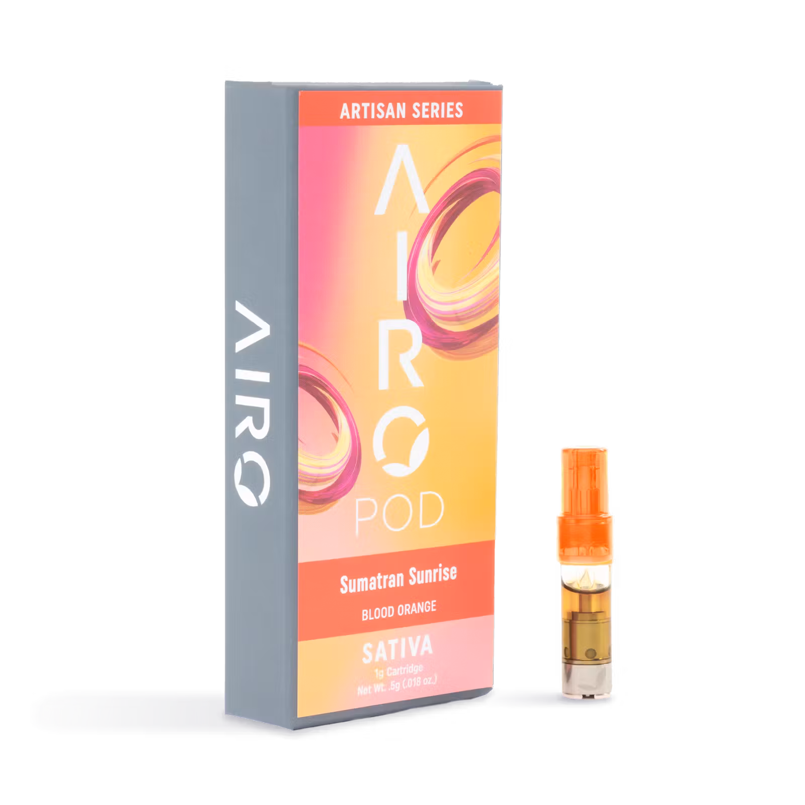 Photograph of product: AIRO - POD DISTILLATE - 1G - SUMATRAN SUNRISE - Oui'd