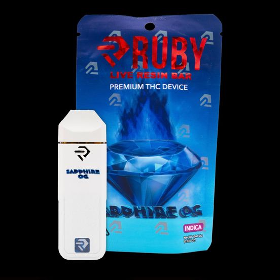 Photograph of product: Ruby - Sapphire OG Live Resin AIO - 