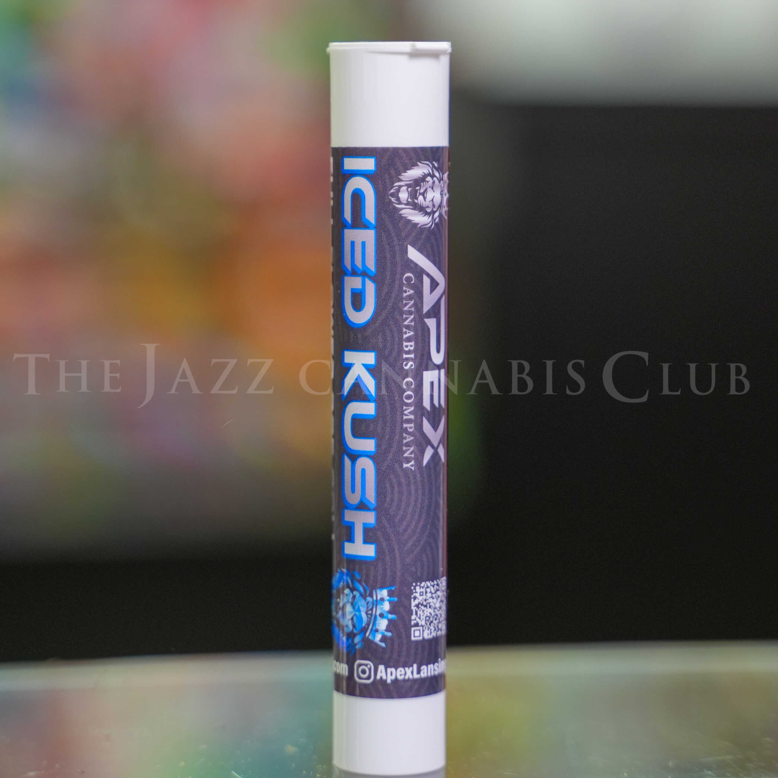 Photograph of product: Apex - Iced Kush - Full Flower Pre Roll