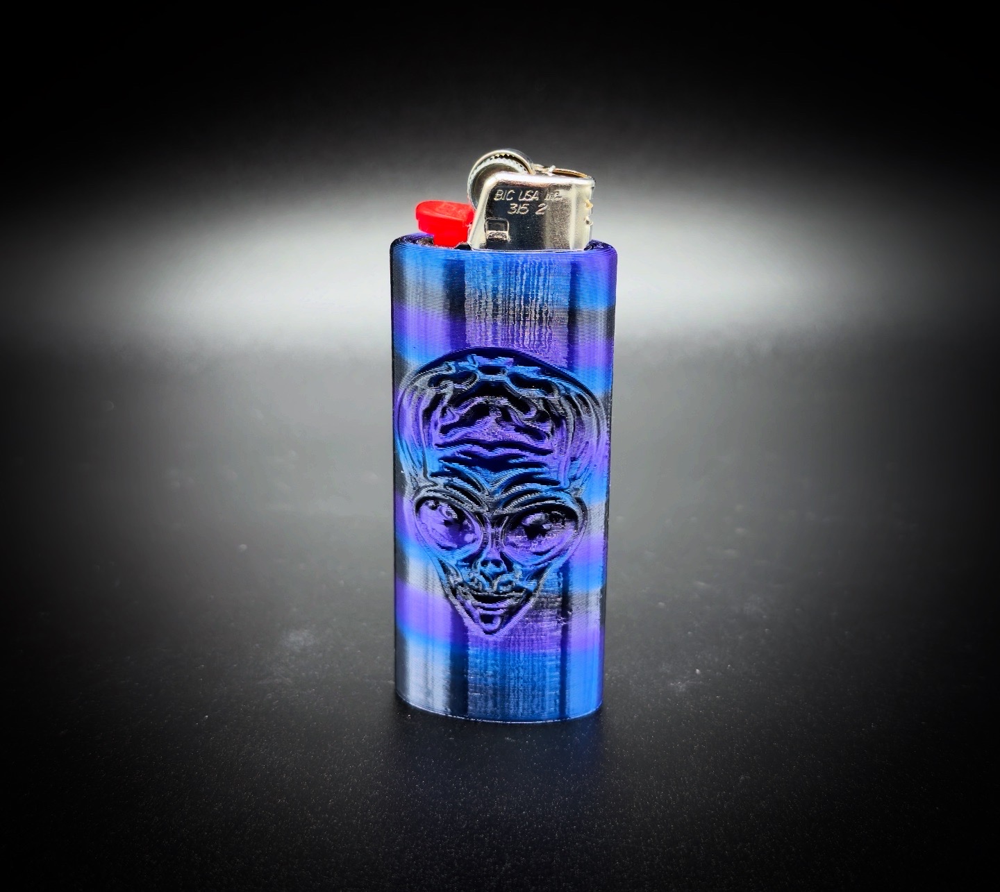 Photograph of product: HighByDesign Bic Lighter Case Alien Edition- Static Storm #2