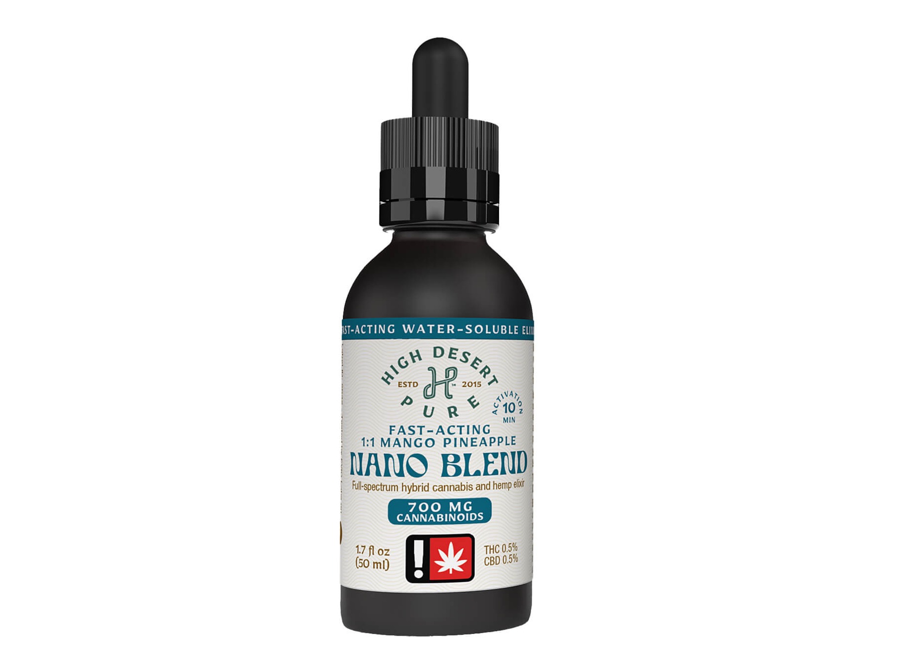 Photograph of product: Pineapple [H] - Nano Boost 511MG Tincture - High Desert Pure
