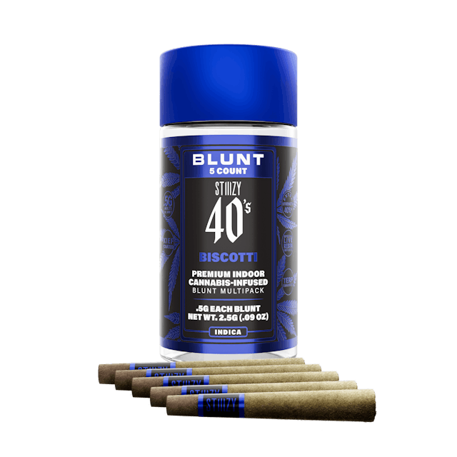 Photograph of product: Biscotti | .5g x 5 40's Blunts - 