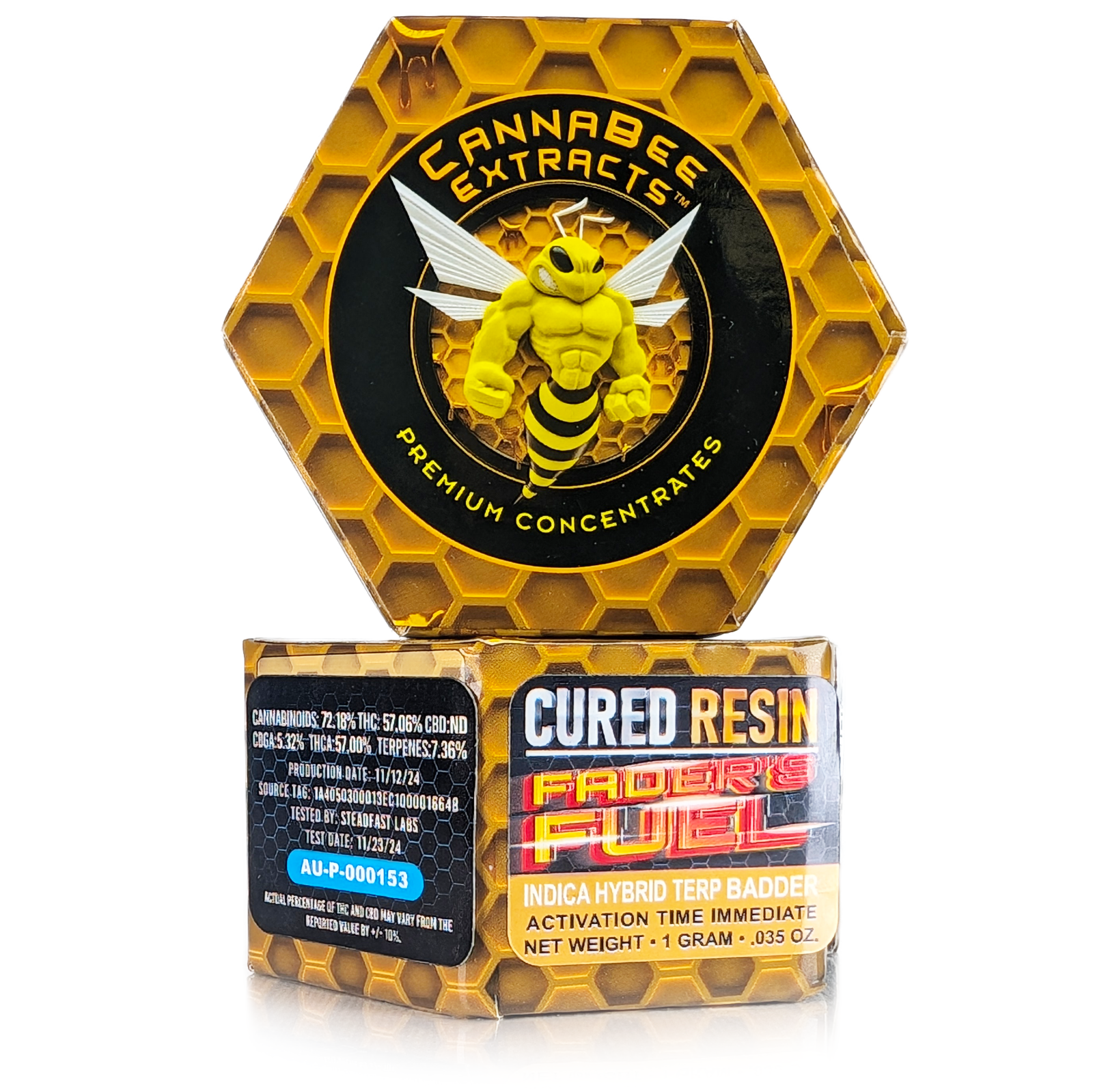 Photograph of product: FADER'S FUEL - CURED RESIN