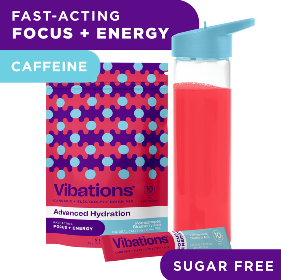 Photograph of product: Blueberry Pomegranate Drink Mix 100mg 10pk