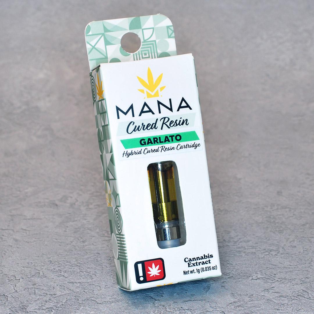 Photograph of product: Mana // 1g Garlato CR Cart