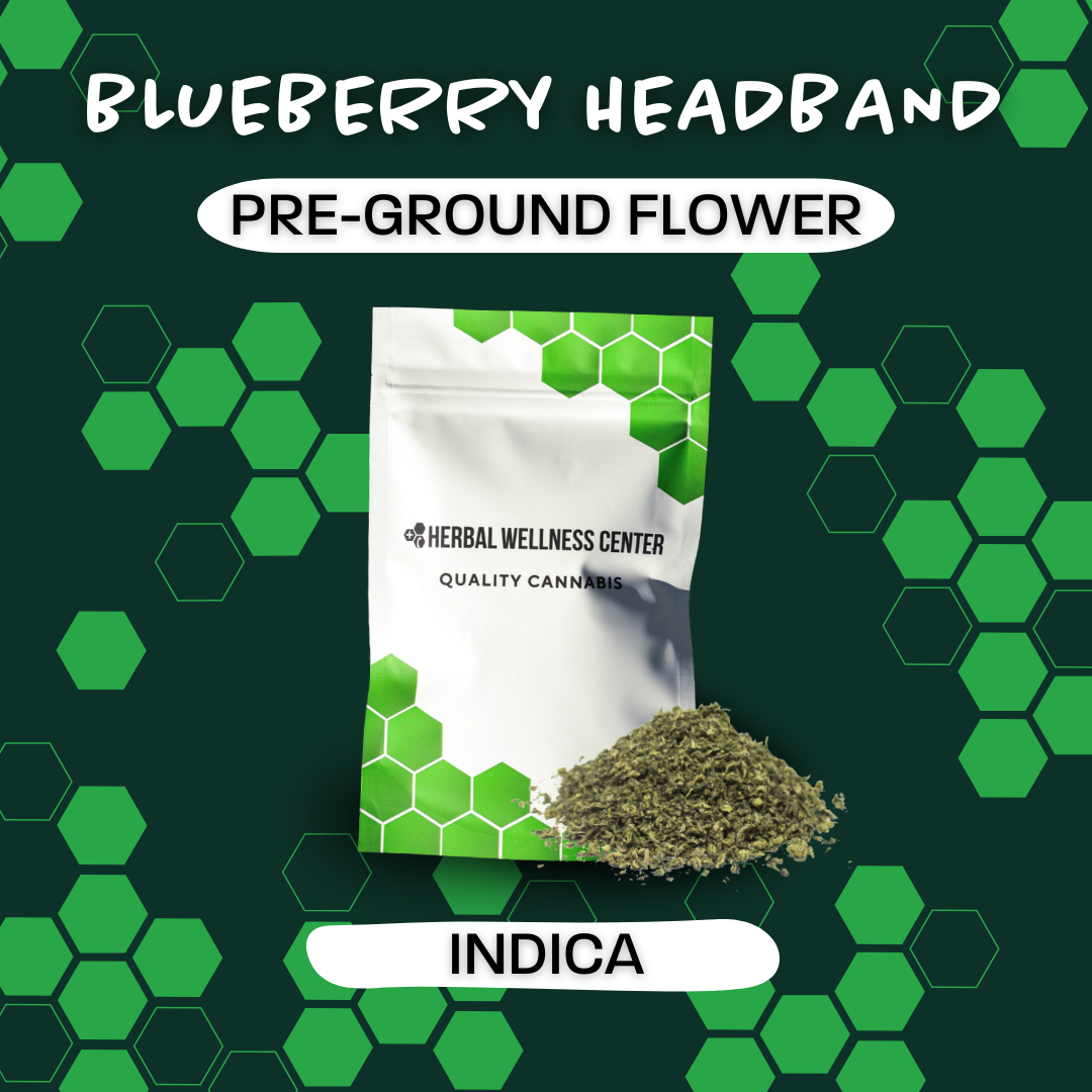 Photograph of product: Herbal Wellness Center - Pre-Ground - Blueberry Headband (I) - 14.15g