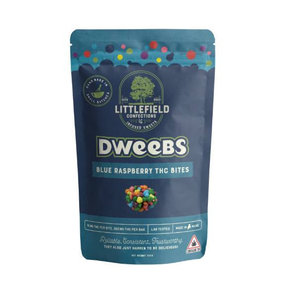 Photograph of Product: Blue Razz Dweebs (Nerd Clusters) 300mg