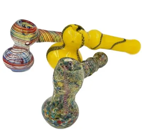Photograph of product: LuvBuds - 5" Side Car Hammer Bubbler - Assorted Colors