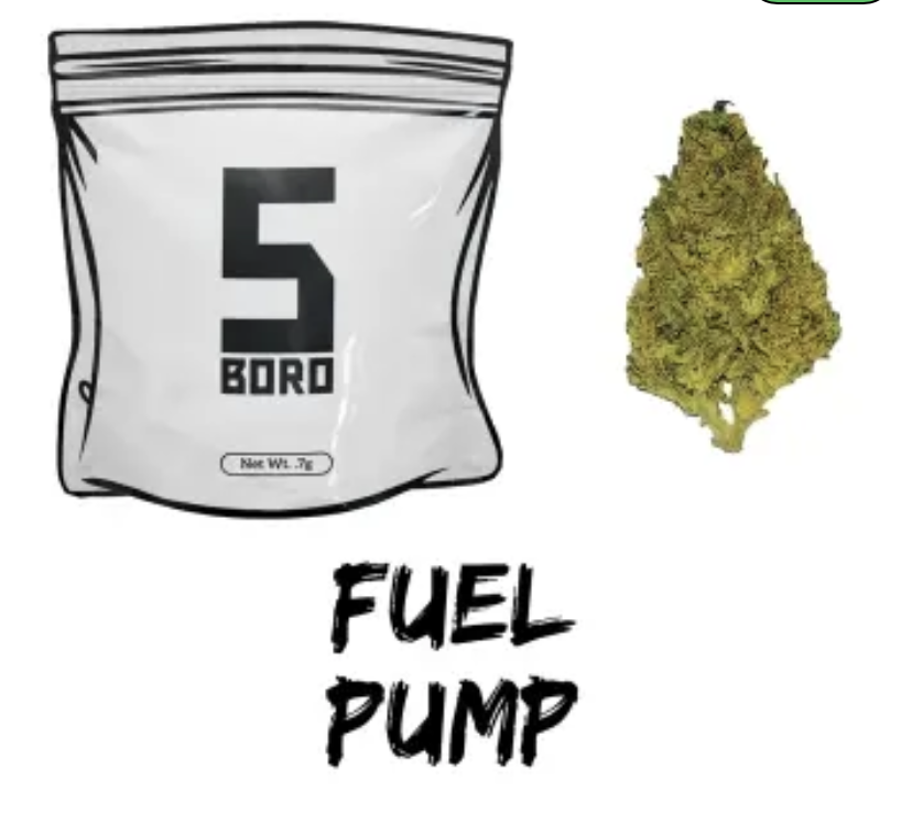 Photograph of product: 5Boro | Fuel Pump | Dime Bag Flower - .7g