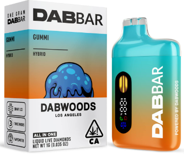 Photograph of product: Dabwoods | Gummi Dab Bar 2.0 Liquid Live Diamonds All-In-One | 1g