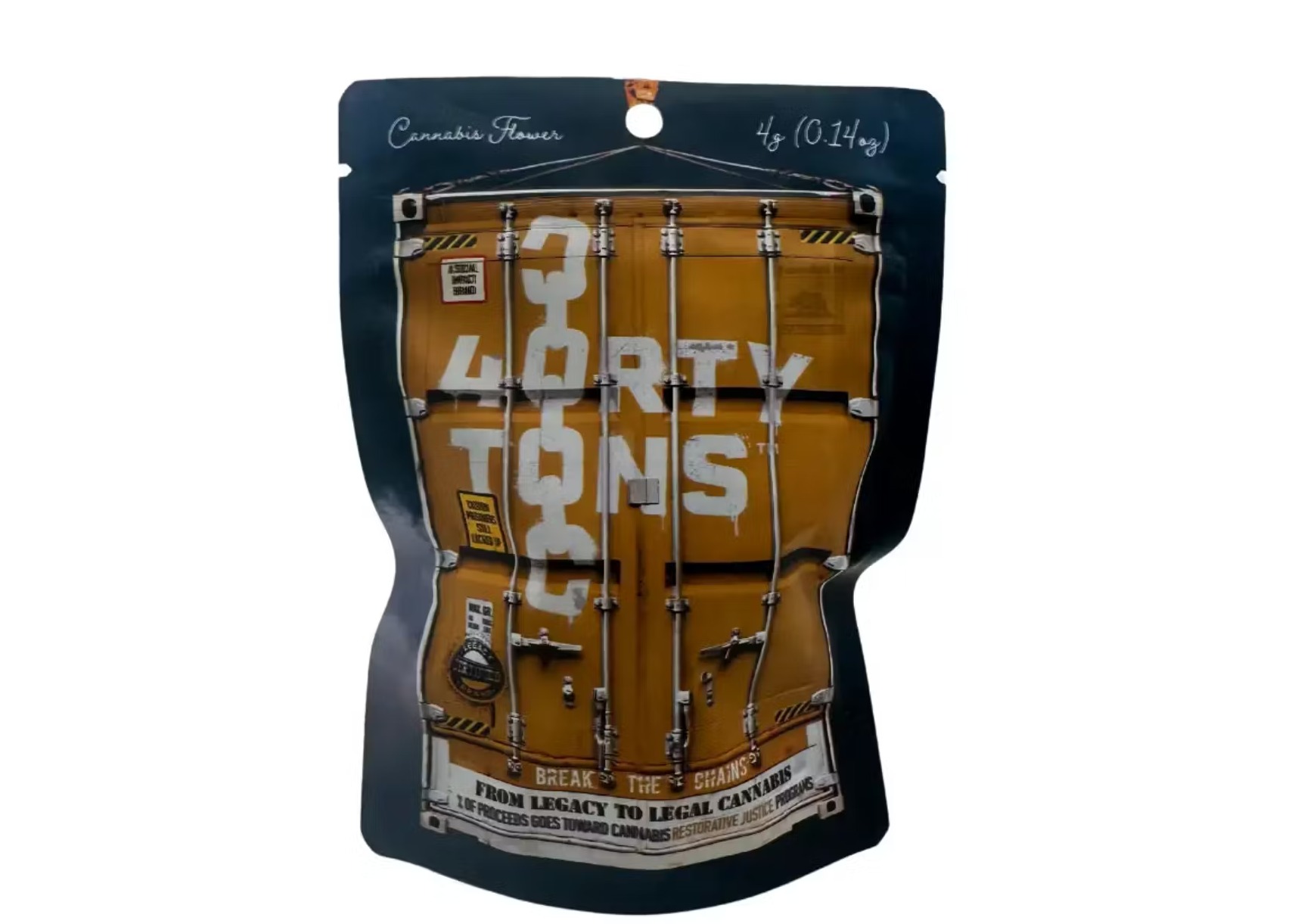 Photograph of product: 4orty Tons | Chem Fire | Flower 4g
