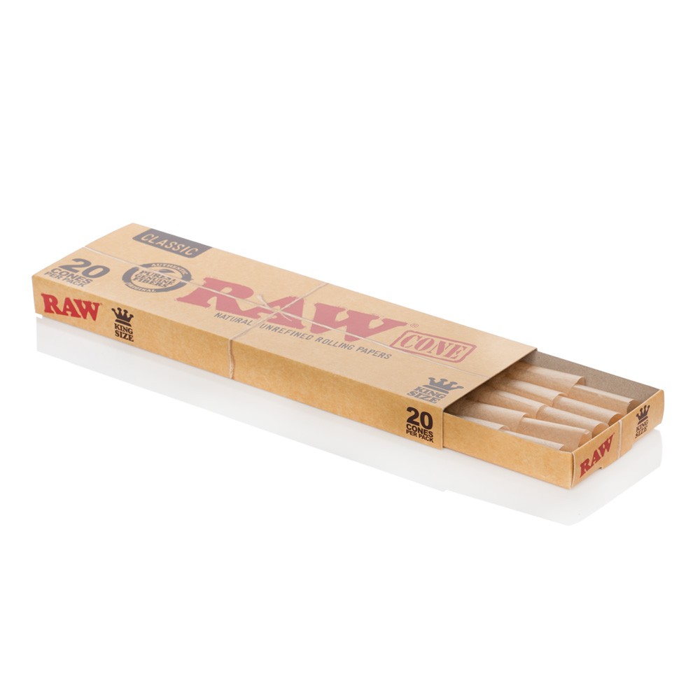 Photograph of product: Raw Cones Classic King 20pk