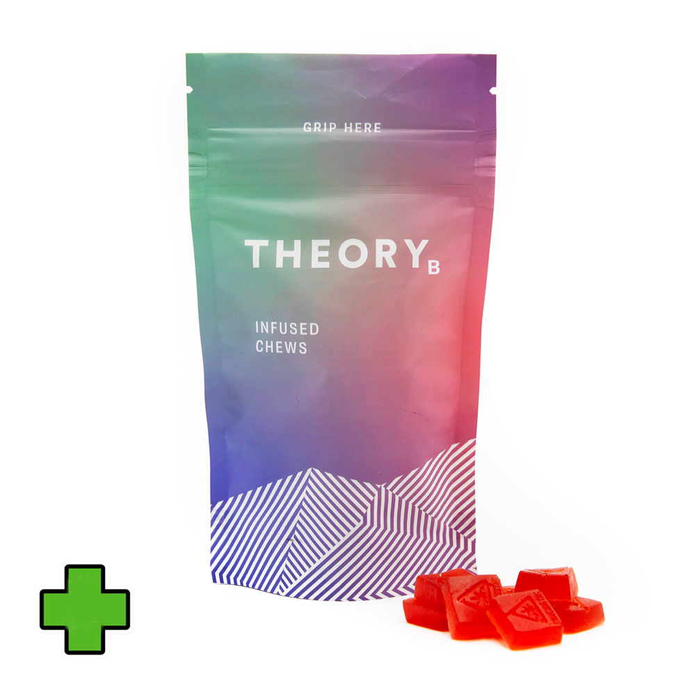 Photograph of product: Raspberry Chews [HIGH-DOSE] (50mg) (20pk)