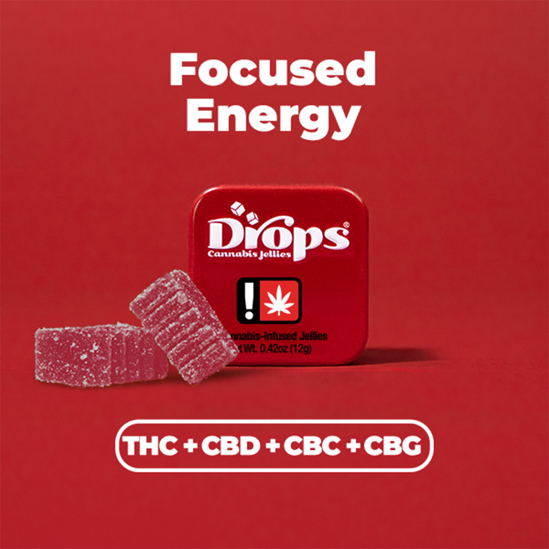 Photograph of product: Drops: Jellies - Enhanced 2 Piece - Cranberry
