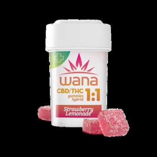 Photograph of product: Strawberry Lemonade - 1:1 (CBD/TH-oui) | Gummy 10-Pack